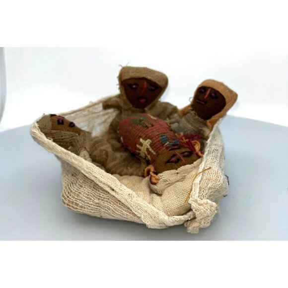 Chancay Pre-Columbian Textile Doll Antique Birth Scene New Mom Strong Fem Power - Picture 8 of 16